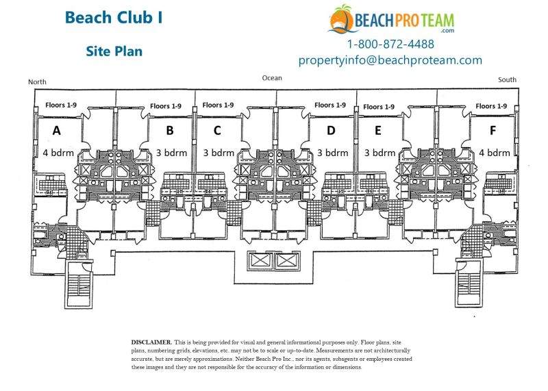 Beach Club I Site Plan